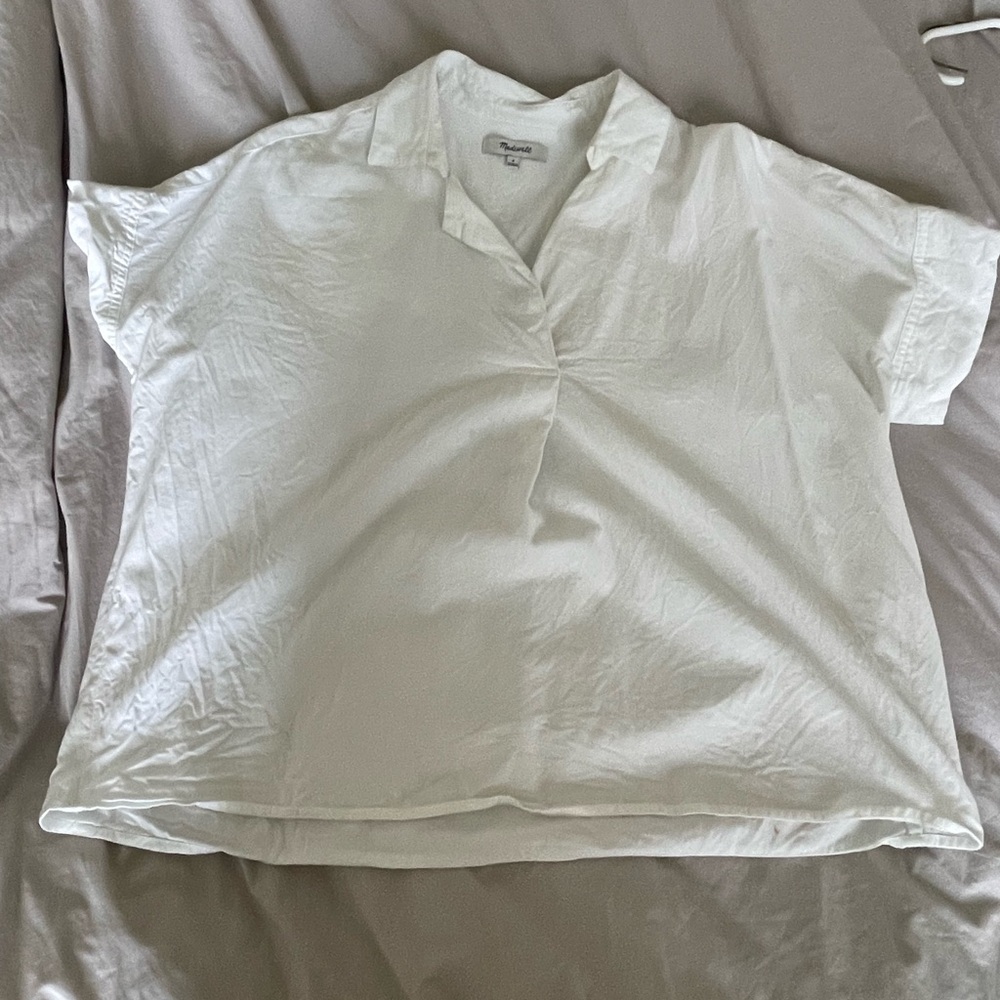 Madewell Crisp White Collared Shirt